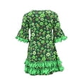 thumbnail image 4 of Unique Baby Girls StPatricks Day Leperchaun Flowy Dress (6Y, Green), 4 of 5