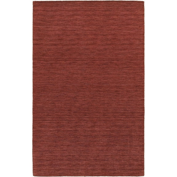 Moretti Desire Area Rug 27103 Red Wool Neutral 8' x 10' Rectangle