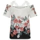thumbnail image 4 of Tops Para Mujer Elegante Casual Fuera Del Hombro Tops Moda Causal Impresión Blusa Encaje Camiseta de Manga Corta Odeerbi  ODB161335, 4 of 8