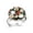 Multi 1, variant on Grunge Skull Spiders Pattern Stainless Steel Rings for Women, Open Adjustable Ring Promise Ring Jewelry Gifts