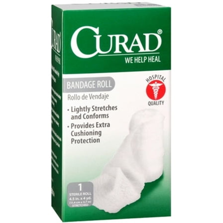 Curad Bandage Roll 4.5 Inches X 4.1 Yards 1 Each (Pack of 2)