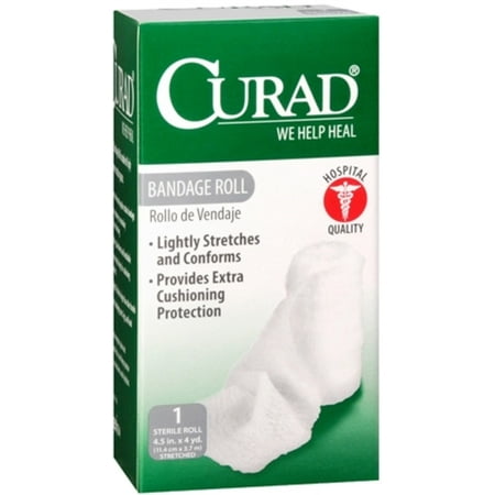 Curad Bandage Roll 4.5 Inches X 4.1 Yards 1 Each (Pack of 2)