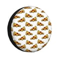 thumbnail image 1 of Fotbe Pizza Funda de Llanta de Repuesto con Estampado, Engrosada, Ajuste Universal para Jeep, Remolque, RV, SUV, Camión-16 inch, 1 of 6