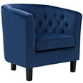 thumbnail image 2 of Modway Prospect 2 Piece Performance Velvet Loveseat and Armchair Set in Navy, 2 of 7
