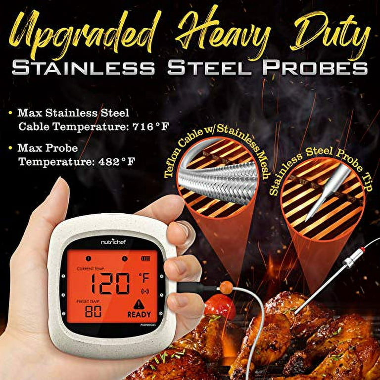 Bluetooth Meat Thermometer for Grilling and Smoking