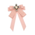 thumbnail image 3 of Pajarita, broche de cinta, broche de corbata, decoración de lazo preatado, elegante alfiler de corbata para Rosa, 3 of 9
