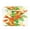 WSWES337, variant on Orange citrus fruit pattern design Storage Bins with lid, Decorative Boxes for Shelves, Closet Organizer Basket with Handles, Large,