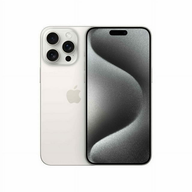 Restored Apple iPhone 15 Pro 1TB (Unlocked) - White Titanium Excellent (Certified Refurbished)