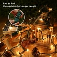 thumbnail image 3 of Christmas Lights  21.63ft 100 Count Incandescent Christmas Lights Connectable  UL Certified Clear Mini Christmas String Lights Gre, 3 of 7
