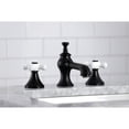 thumbnail image 3 of Kingston Brass KC7060PX Vintage 8 in. Widespread Bathroom Faucet, Matte Black, 3 of 5