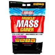 Labrada Muscle Mass Gainer, Strawberry, 12 Lb