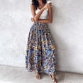 thumbnail image 2 of Angala Women's Vintage Floral High Waist Wide Leg Pants Casual Loose Fit Trousers Soft Stylish Women's Casual Pants, 2 of 6