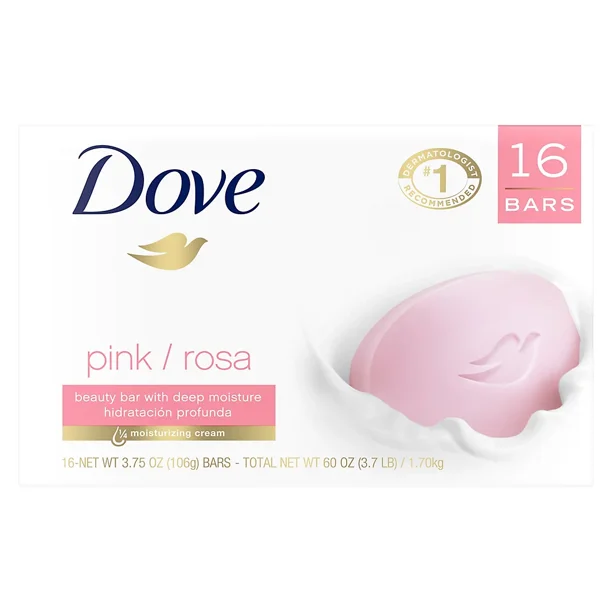 Dove Pink Beauty Bar, 16 ct. - Walmart.ca