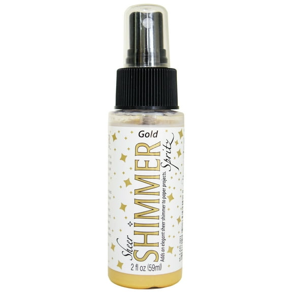 Sheer Shimmer Spritz Spray 2oz-Gold