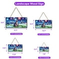 thumbnail image 5 of Happy New Year Sphynx Family Cheer Winter Midnight Firework Landscape Wood Sign Cat Lover Kitten Owner Gifts Idea Hanging Wall Home Decor - 02025, 5 of 5
