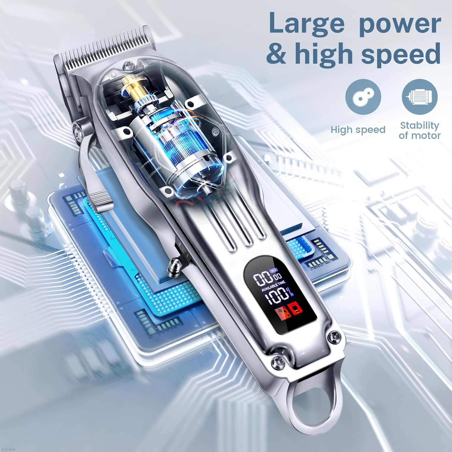 Prozing Professional Cordless Hair Clippers for Men, Rechargeable