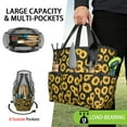thumbnail image 2 of SunFlowers Garden Tools Bag, Water-proof Oxford Garden Tote Home Organizer Gardening Tool Bag Kit Holder with 8 Pockets for Indoor and Outdoor Gardening(Tools Not Included), 2 of 6