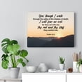 thumbnail image 2 of Bible Verse Canvas I WIll Fear No Evil Psalm 23:4 Wall Art Christian Home Decor Psalm 23:4, 2 of 9