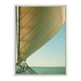thumbnail image 2 of Kate and Laurel Sylvie Gulf Winds Framed Canvas Wall Art by Alicia Bock, 18x24 White, Coastal Sailboat Photography Art for Wall, 2 of 6