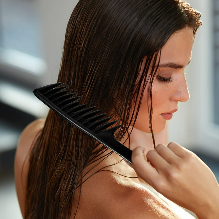 Wide Tooth Comb and Large Hair Detangling Comb Durable Hair Brush for Best Styling and Professional Hair Care Suitable for Curly Hair Long Hair