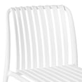 thumbnail image 5 of WestinTrends Playa Outdoor Stackable Polypropylene Plastic Dining Side Chairs (Set of 2), White, 5 of 14