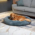 thumbnail image 3 of Cama para Perro Grande Furbedz Felpa Ultrasuave con Soporte Ortopédico y Base Impermeable, 3 of 8