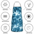 thumbnail image 6 of Sikiie Blue Tie Dye Aprons for Kitchen Cooking Aprons, Chef Apron for Men Women Chef, 6 of 7