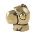 thumbnail image 4 of Estatuilla de capibara de latón, estatuilla de capibara, miniescultura de carpincho animal para Llevando sombrero, 4 of 9