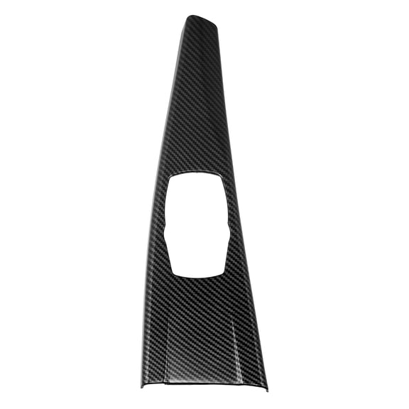 Interior Multimedia Panel Frame Trim Cover ABS Car Sticker Decal Accessories for BMW 325i 2012-2013 Carbon Fiber Pattern