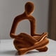 thumbnail image 4 of Escultura de Arte Abstracto, Decoración, Figura de Lector, Decoración del Hogar, Escultura , Artesanías, Accesorios de Escritorio C, 4 of 5