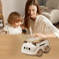 thumbnail image 4 of SPOORYYO Interactive Early Education Toy Car for Toddlers - Music, Storytelling, Lights, Buttons - Encourages Walking and Motor Skills - Brown, 4 of 6