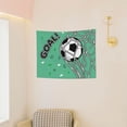 thumbnail image 3 of Kdxio BALL INSIDE THE NET GOAL Wall Hanging Tapestries Banner For Bedroom College Dorm Home Living Room Party Decor 29X37 In, 3 of 8