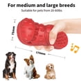 thumbnail image 4 of MASBRILL Squeaky Dog Toys Large Dog Chew Toy for Aggressive Chewer, 100% Safe Natural Soft Rubber Beef Flavor Dog Toys, 4 of 8