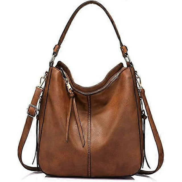 Handbags for Women Large Designer Ladies Hobo bag Bucket Purse Faux Leather