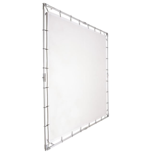 Kit modificador de luz Butterfly Scrim Glow de 8 x 8 pies con marco