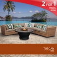 thumbnail image 2 of Tuscan 6 Piece Outdoor Wicker Patio Furniture Set 06k, 2 of 7