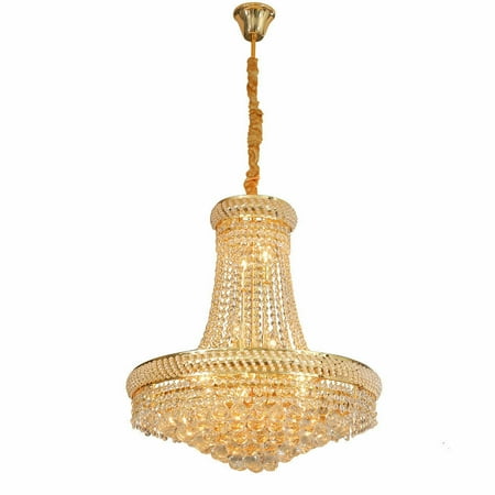 

LED Luxury Crystal Chandelier Clear Ceiling Light Pendant Lamp Fixture w/ Remote Elegant Ceiling Light W/ Remote Crystal Chandelier Pendant Lighting Fixture Crystal Chandelier Pendant Lighting