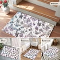 thumbnail image 6 of Colorful Butterflies Area Rugs Collection 2'x3', Spring Modern Abstract Gradient Animals Non Slip Indoor Rectangle Throw Runner Rug Floor Mat Carpet for Living Room Dining Table Bedroom Nursery, 6 of 9