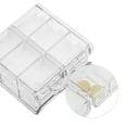 thumbnail image 3 of Unique Bargains 1 Pc Pill Case 12 Grid Pill Box Matt Clear, 3 of 6