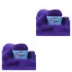 thumbnail image 3 of Injueey Cálido hilo de felpa largo tejido a mano ganchillo cárdigan bufanda suéter infantil sombrero gorra DIY suministros de costura No.18 2Conjunto, 3 of 6