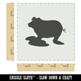 thumbnail image 2 of Pig in Mud Solid DIY Cookie Wall Craft Stencil - 4.5 Inch, 2 of 5