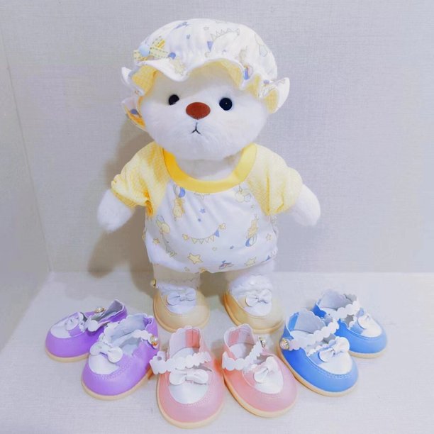Oso de peluche de 30cm, oso de mantequilla para niños, figura de acción, cambio de ropa, regalo de cumpleañoszhangyuxiang