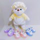 thumbnail image 1 of Oso de peluche de 30cm, oso de mantequilla para niños, figura de acción, cambio de ropa, regalo de cumpleañoszhangyuxiang, 1 of 4