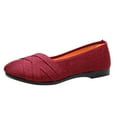 thumbnail image 5 of Mepaouo Womens Flats Shoes Dressy Round Toe Casual Slip on Ballet Loafers Work Driving Walking Shoe, 5 of 6
