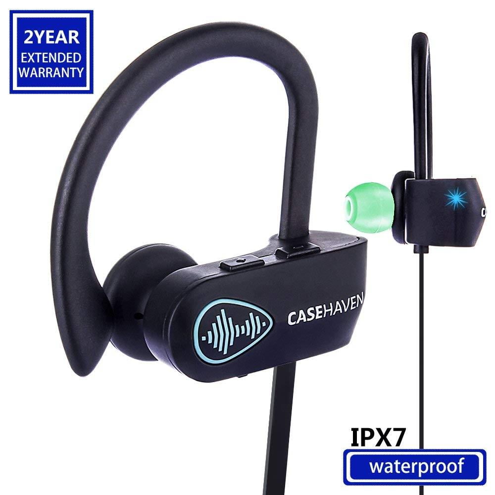 Bluetooth Headphones, Wireless Sports Earphones Headset W/Mic IPX7 Waterproof HD Stereo Sweatproof Earbuds for Gym Running Workout Noise Cancelling Headsets With SIRI For iPhone & Android Bluetooth Headphones, Wireless Sports Earphones Headset W/Mic IPX7 Waterproof HD Stereo Sweatproof Earbuds for Gym Running Workout Noise Cancelling Headsets With SIRI For iPhone & Android