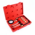 thumbnail image 2 of Pressure Tool Petrol Engine Compression Tester Test Gauge Kit Car Motorcycle Garage Tools+Case, 2 of 8