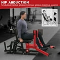 Syedee Hip Abductor Machine, PlateLoaded Inner and Outer Thigh Machine, Thigh Master Hip