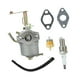 thumbnail image 4 of Carburador de motocicleta,Carburador para motor de gasolina de 79 cc y 99 cc,Accesorios para minimotos y karts (reemplazan al modelo 154F),Con juntas,filtro de línea de combustible y bujías, 4 of 8