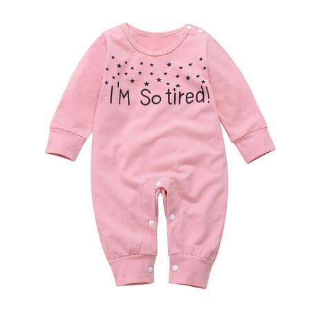 

KaLI_store Jumpsuit For Baby Boy Baby baby-boys Organic Baby Girl Boy Unisex Rompers One Piece Coverall Pink