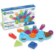Learning Resources Spike the Fine Motor Hedgehog Puzzle Playmate Fine Motor Game Color and Shape Recognition Ages 18 months